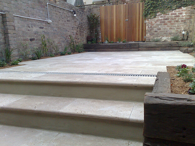 Landscaping and retaining walls
